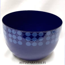 FINEL EMALI,Domino emali salaattikulho,Design:Esteri Tomula,Kuntokuvaus k�yt�n j�lki�,Halkaisija n. 21cm,Korkeus n.14 cm, 1 kpl,129� /kpl ( Tuote nro / Item #120N )