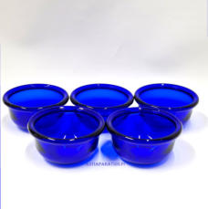 NUUTAJ�RVI LASI ,"Luna" J�lkiruokamalja / tarjoilukulho, Design:Kaj Franck, halkaisija n. 11 cm, Korkeus n. 5,5 cm , 6kpl. 24�/kpl.( Tuote nro / Item #154LJ )