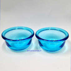 NUUTAJ�RVI LASI ,"Luna" J�lkiruokamalja / tarjoilukulho, Design:Kaj Franck, halkaisija n. 11 cm, Korkeus n. 5,5 cm , 0kpl. ( Tuote nro / Item #155LJ )