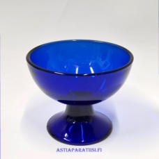 NUUTAJ�RVI LASI ,J�lkiruokamalja / tarjoilukulho, Design:Saara Hopea, halkaisija n. 10 cm, Korkeus n. 8 cm , 1kpl. 34�/kpl.( Tuote nro / Item #163LJ )