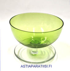 NUUTAJ�RVI LASI ,J�lkiruokamalja / tarjoilukulho, Design:Saara Hopea, halkaisija n. 11 cm, Korkeus n. 8,5 cm , 1kpl. 45�/kpl( Tuote nro / Item #162LJ )