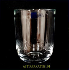 ARABIA FINN CRYSTAL, Luna Juomalasi, Design: Kaj Franck,Tuotannossa 1970,Korkeus n.9 cm ,halkaisija n.7 cm, 2 kpl,15� / kpl.( Tuote nro / Item #270J )