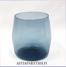 IITTALA, i-linja  sininen juomalasi, i-103 = 2003,Design:Timo Sarpaneva,Suunniteltu: 1956,Korkeus n. 7 cm , Halkaisija n.5,8 cm,0 kpl,( Tuote nro / Item #350J )