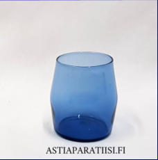 IITTALA, i-linja  sininen Snapsilasi / ryyppylasi, i-103 = 2003,Design:Timo Sarpaneva,Suunniteltu: 1956,Korkeus n. 7 cm , Halkaisija n.5,8 cm,4 kpl,15 �/kpl.( Tuote nro / Item #351J )