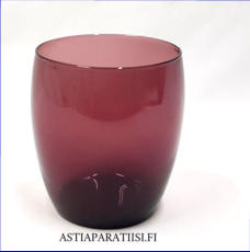 IITTALA,  Juomalasi lila v�ri ,Design:Erkki Vesanto ,Suunniteltu: 1960,Korkeus n. 8 cm , Halkaisija n.6,5 cm,5 kpl,18 �/kpl,( Tuote nro / Item #352J )