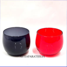 NUUTAJ�RVI,Marja 2745 -cocktaillasi, Design:Saara Hopea,Suunniteltu: 1956-1971,Korkeus n.5,5 cm , Halkaisija n.5,7 cm,2kpl,( Tuote nro / Item #390J )