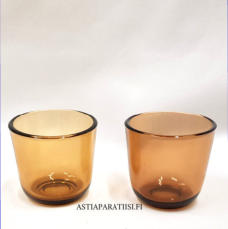 NUUTAJ�RVI,Fasetti snapsilasit, 4 cl,Design:Kaj Franck,Suunniteltu: 1960,Korkeus n.5 cm , Halkaisija n.5 cm, 2 kpl,10 � /kpl,( Tuote nro / Item #405J )