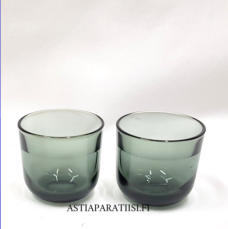 NUUTAJ�RVI,Fasetti snapsilasit, 4 cl,Design:Kaj Franck,Suunniteltu: 1960,Korkeus n.5 cm , Halkaisija n.5 cm, 2 kpl,10 � /kpl,( Tuote nro / Item #404J )