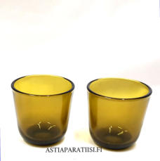 NUUTAJ�RVI, snapsilasit 5023,Design:Kaj Franck,Suunniteltu: 1953-68,Korkeus n.5,5 cm , Halkaisija n.5,6 cm, 1 kpl,14 � /kpl,( Tuote nro / Item #409J )