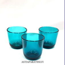 NUUTAJ�RVI, Snapsilasit 5023,Design:Kaj Franck,Suunniteltu: 1953-68,Korkeus n.5,5 cm , Halkaisija n.5,6 cm, 3 kpl,14 � /kpl,( Tuote nro / Item #411J )