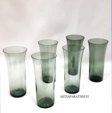 NUUTAJ�RVI, trumpettilasi harmaa v�ri,Design:Kaj Franck,Suunniteltu: 1954-65,Korkeus n.15 cm , Halkaisija n.6,7 cm, 0 kpl,( Tuote nro / Item #430J )