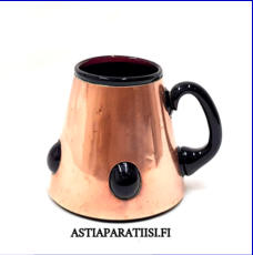 OY KUMELA Tuoppi puhallettua lasia, Design :Jan Salakari, Korkeus n.9,2 cm , Halkaisija n.5,7 cm, 1 kpl,38�/kpl.( Tuote nro / Item #443J )