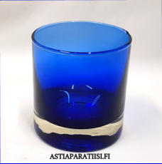 OY KUMELA  juomalasi,Design:Sirkku Kumela-Lehtonen, Korkeus n.8,5 cm , Halkaisija n.8 cm, 1 kpl,18�/kpl.( Tuote nro / Item #445J )