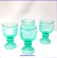 IITTALA,"Viktor" vihre� Juomalasi,Design,:Valto Kokko, Tuotannossa: 1980, Korkeus n.12 cm , Halkaisija n.7,3 cm, 0 kpl,( Tuote nro / Item #458J )