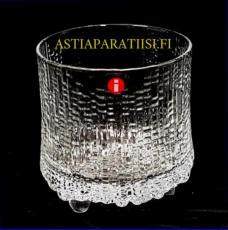 IITTALA, Ultima Thule  rocks lasi  28 cl,Design:Tapio Wirkkala,Tuotannossa: 1968- ,Korkeus n.9 cm, halkaisija n.8 cm, 4 kpl,22� /kpl ( Tuote nro / Item #558J )