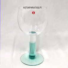 IITTALA,Mondo  aromilasi / Viinipokaali,vihre�, kirkas,Design:Kerttu Nurminen,Suunniteltu:1988-2008,Korkeus n.19,8 cm , Halkaisija n.9,2 cm,1 kpl,64 �/kpl,( Tuote nro / Item #560J )