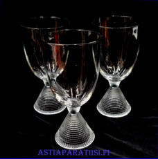 IITTALA, Briljant punaviinilasi, 20 cl,Design:Tapio Wirkkala,Korkeus n.15,cm, halkaisija n.7,2 cm, 0 kpl,( Tuote nro / Item #606J )