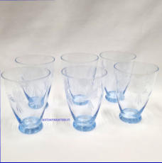 OY KUMELA,mehulasit,Design:Ilmari Kumela ,suunnitteli 1940-luvulla,Korkeus n.10 cm , Halkaisija n.7,2 cm,6 kpl,26 �/kpl,( Tuote nro / Item #572J )