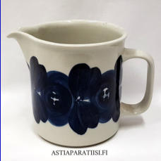 ARABIA,Anemone maitokannu,Design: Ulla Procopé.Käsin maalattu,1960-luvulta,korkeus n.13,8 cm,1kpl,125€/kpl  ( Tuote nro / Item #180D) ARABIA,Anemone maitokannu,Design: Ulla Procopé.Käsin maalattu,1960-luvulta,korkeus n.13,8 cm,1kpl,125€/kpl  ( Tuote nro / Item #180D)
