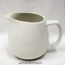 ARABIA, valkoinen  maitokannu,Kaj Franckin muotoilema B-astiasto,1949-luvulta ,korkeus n.12,5 cm,1kpl,65€/kpl ( Tuote nro / Item #183D) ARABIA, valkoinen  maitokannu,Kaj Franckin muotoilema B-astiasto,1949-luvulta ,korkeus n.12,5 cm,1kpl,65€/kpl ( Tuote nro / Item #183D)