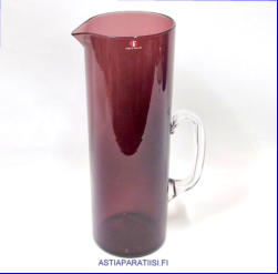 IITTALA,Kaadin i-350 150 cl,liila v�ri,Design:Timo Sarpaneva,1957 - 1970-luku,Korkeus,n. 25 cm, halkaisija,n. 9 cm.,1kpl,95� ( Tuote nro / Item # 115K)