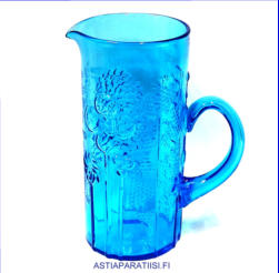 NUUTAJ�RVI,Iso flora kaadin,vaaleansininen v�ri ,Design:Oiva Toikka,1966-1991-luku,Korkeus,n. 25 cm, halkaisija,n. 13 cm.,1kpl,175� ( Tuote nro / Item # 123K)