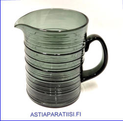 NUUTAJ�RVI,Rustica kaadin,harmaa v�ri,Design:Kaj Franck,1963-1970-luku,Korkeus,n. 15 cm, halkaisija,n. 11,5 cm.,1kpl,75� ( Tuote nro / Item # 124K)