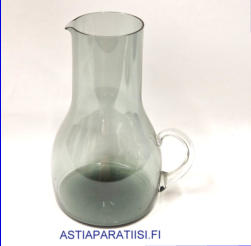 NUUTAJ�RVI,1615 harmaa kannu,Design:Kaj Franck,1963-luku,Korkeus,n. 20,5 cm, halkaisija,n. 12 cm,1kpl,220� ( Tuote nro / Item # 128K)