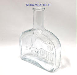 RIIHIM�EN LASI,Juhlapullo 1910 � 1985 ,Valmistettu vain 2000 kpl . V�ri kirkas,Korkeus,n. 19 cm, halkaisija,n. 16 cm,1kpl,120� ( Tuote nro / Item # 131K)