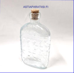 RIIHIM�EN LASI, Kirsi, Kirsikka taskumatti. lasipullo,Design:Nanny Still,Korkeus,n. 16,5 cm, halkaisija,n. 9,5 cm,0 kpl ( Tuote nro / Item # 139K)