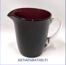 NUUTAJRVI ,Kannu 5601, Lila vri,Design:Kaj Franck,Korkeus,n. 15 cm, halkaisija,n. 13 cm,1kpl,135 ( Tuote nro / Item # 157K)