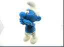 Smurffi muovi figuuri, Mcdonalds 2002, kork n. 10cm, 