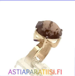 FINNISH DESIGN ,kultakeskus oy,Vintage hopeasormus savukvartsilla,Vuodelta 1974, hopeaa Pitoisuus 925,kivell�,l�hes uudenveroinen 160 mm,avoin/s��dett�v�,hinta 160� (sis. alv) (Tuote nro Item 124DK)