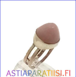 FINNISH DESIGN ,Vintage upea vaaleanpunainen ruusukvartsi kivi,karuvaara U.J helsinki 1960, hopeaa Pitoisuus 813,Kunto: hyv�,180 mm,hinta 120,� (sis. alv) (Tuote nro Item 127DK)