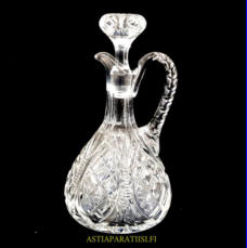 kristallikarahvi,Korkeus,n.24 cm,halkaisija,n.13 cm,1kpl,165/kpl ( Tuote nro / Item #116KR )