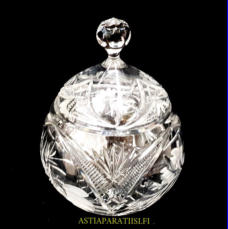 RIIHIMEN LASI,Kristalli Kannellinen boolimalja,halkaisija,n. 22 cm,1kpl,160/kpl ( Tuote nro / Item #144KR )