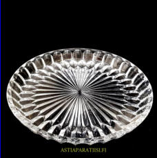 Kristalli Tarjoilulautanen,Korkeus,n. 3 cm,halkaisija,n. 28 cm,1kpl,75/kpl ( Tuote nro / Item #139KR )