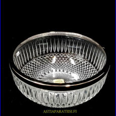 Englantilainen kristalli kulho,Korkeus,n. 9,5cm,halkaisija,n. 22 cm,1kpl,80/kpl ( Tuote nro / Item #141KR )