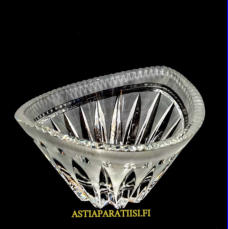 Kristalli kulho/kristallimalja,Korkeus,n. 9,8 cm,halkaisija,n. 17,5 x 15,5 cm,1kpl,60/kpl ( Tuote nro / Item #160KR )