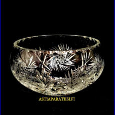 Kristalli kulho/kristallimalja,Korkeus,n. 9,5 cm,halkaisija,n. 15 cm,1kpl,60/kpl ( Tuote nro / Item #165KR )