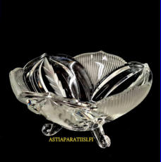 Kristalli kulho/kristallimalja,Korkeus,n. 9,7 cm,halkaisija,n. 17,5 cm,1kpl,60/kpl ( Tuote nro / Item #164KR )