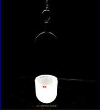 NUUTAJRVI / IITTALA, ALFA,Kynttelikk / tuikku,Design: Markku Salo,Valmistettu 1988-1993-luvulta,mitat Korkeus,n. 7 cm, halkaisija,n. 6 cm, 0 kpl,( Tuote nro / Item #153C )