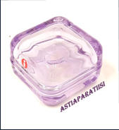 IITTALA,Vitriini - rasia laventeli lasi,Design:Anu Penttinen,60 x 60 mm,0 kpl