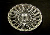 NUUTAJ�RVI N�tsj� pieni lasinen lautanen, n. 14cm, 7 kpl. 25�/kpl