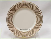 ARABIA,Rio pullalautanen / leiplautanen,Design:Raija Uosikkinen,lautanen halkaisija n.17,5 cm, Suunniteltu 1970, 6 kpl,22/ kpl ( Tuote nro 164PL )