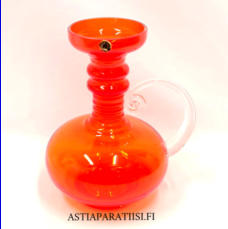 RIIHIM�EN LASI,Kleopatra lasikannu Rubiininpunainen,Design: Tamara Aladin,Valmistettu:1968-76-luku,Korkeus n.20 cm, halkaisija n.15,5 cm ,1 kpl,148� /kpl ( Tuote nro / Item #156MA )