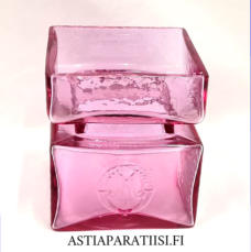 RIIHIM�EN LASI,"Pala" lasimaljakko .Harvinainen  neodyymi v�ri,Design::Helena Tynell,Valmistettu:1960-luku,Korkeus n.11,5 cm, halkaisija n.10,2 cm X 9,9 cm ,0 kpl,( Tuote nro / Item #159MA )