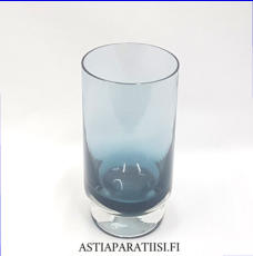 IITTALA, vaaleansininen maljakko,Design:Tapio Wirkkala,Korkeus n.15 cm, halkaisija n.7,5 cm,1 kpl,48 /kpl ( Tuote nro / Item #193MA )