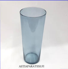 IITTALA,Kartio harmaa maljakko,Design: Kaj Franck,tuotannossa 1956-1961-luku,Korkeus n.22,5 cm, halkaisija n.10 cm,1 kpl,58 /kpl ( Tuote nro / Item #192MA )