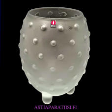 IITTALA,Major lasimaljakko mattakirkas, Design:Tiina Nordstr�m,Valmistettu:1997-luku,Korkeus n.18,5 cm, halkaisija n.18,5 cm ,1 kpl,87� /kpl ( Tuote nro / Item #345MA )